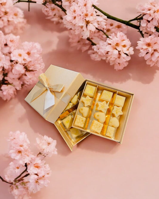 Fondants artisanaux naturels parfumés, senteur Fleur de Sakura, Parfum de Grasse