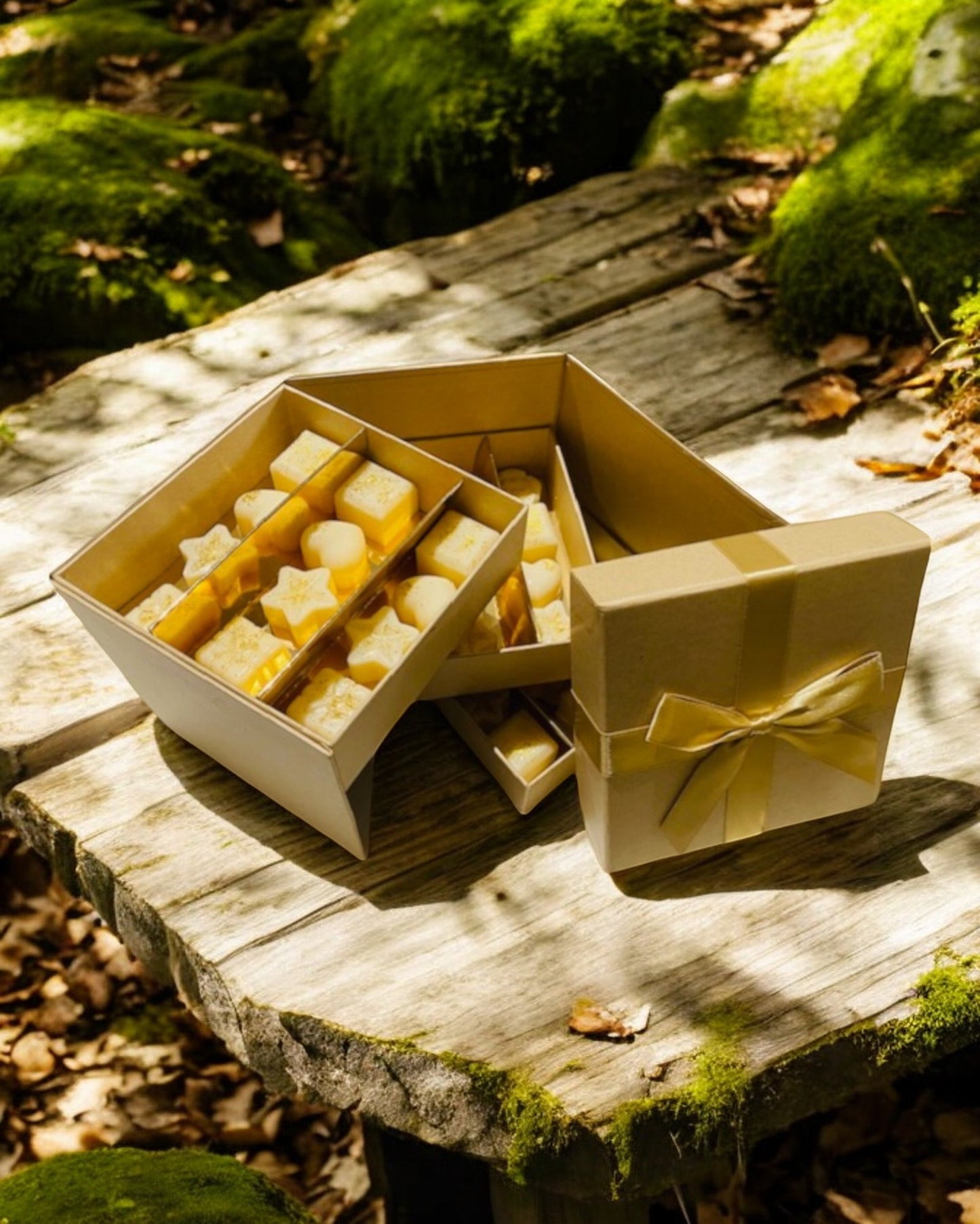 Coffret fondants artisanaux naturels parfumés Balade en Forêt - 24 ou 36 unités