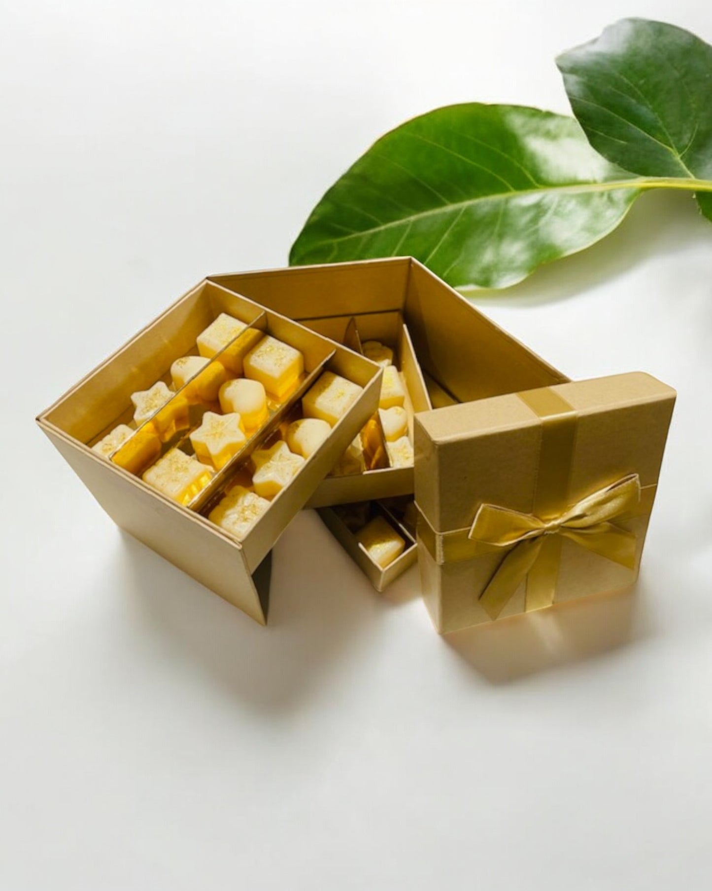 Coffret fondants artisanaux naturels parfumés Fleur d'Oranger - 24 ou 36 unités