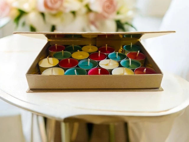 Coffret bougies chauffe plat, contenants en aluminium, Parfum de Grasse