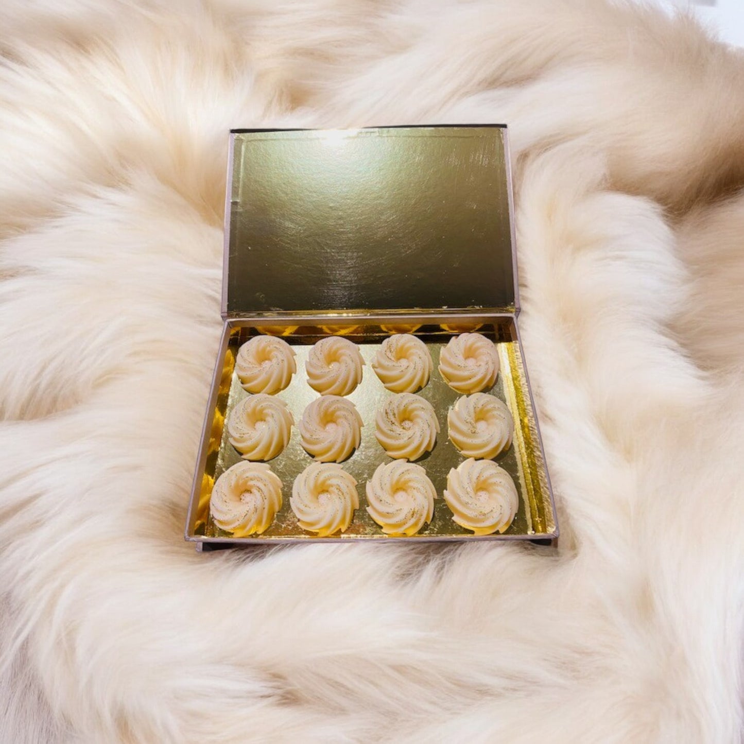 Coffret 12 fondants parfumés artisanaux naturels, senteur Mon Doudou Parfum de Grasse