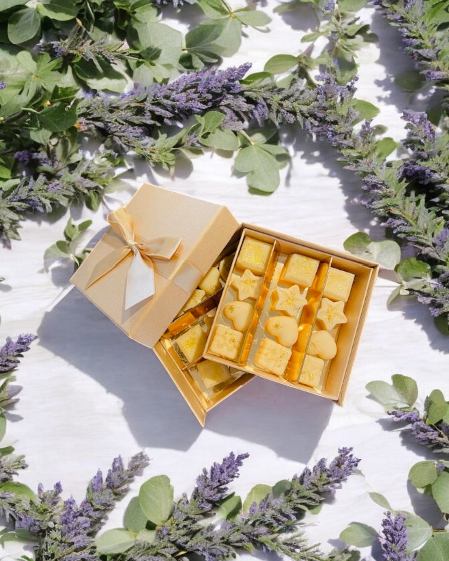 Fondants artisanaux naturels parfumés, senteur Lavandin Eucalyptus, Parfum de Grasse