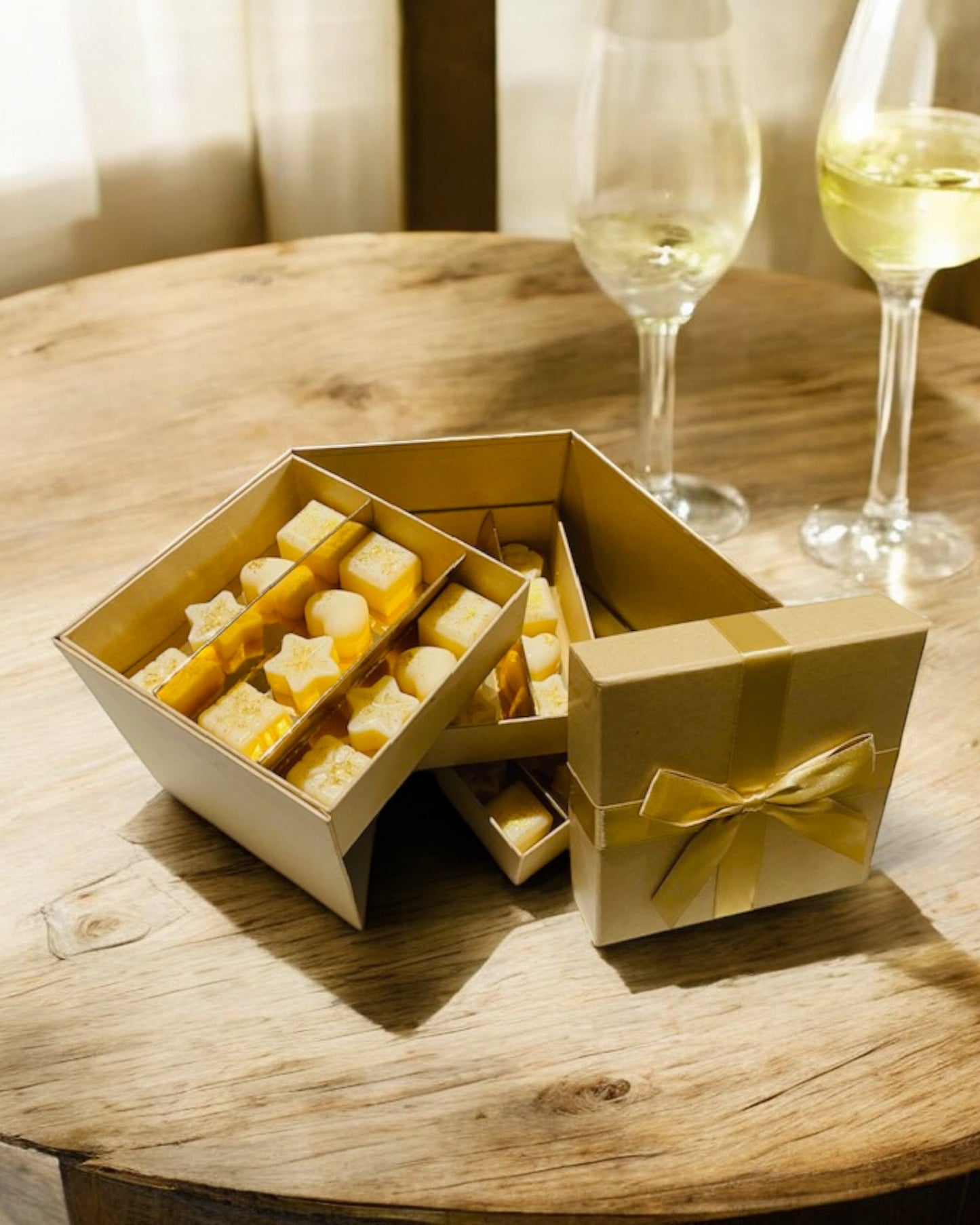 Coffret fondants artisanaux naturels parfumés Pinot Gris - 24 ou 36 unités